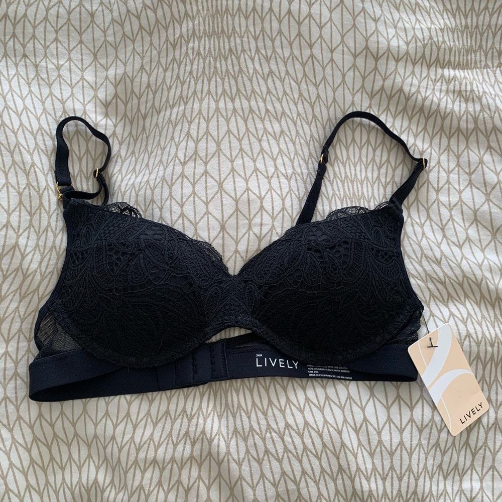 Lively wire-free lace bra - Picture 2 of 8